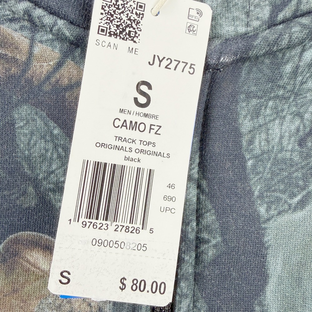 Adidas Camo Hoodie Sweatshirt Size‎ S Mens Full Zip Woodland JY2775 - Picture 6 of 10